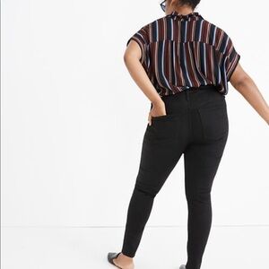 MADEWELL Curvy High-Rise Skinny Jeans In Carbondale Wash